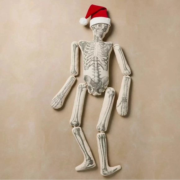 John Derian x Target 63" Skeleton with Santa Hat  -Long Lost Friend - 2025 - NEW - Picture 2 of 3